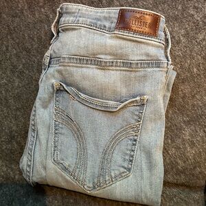 Hollister skinny jeans light faded